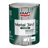 ΑΝΤΙΣΚΩΡΙΑΚΟ 3IN1METAL CLASSIC KRAFT ΛΕΥΚΟ H ΜΑΥΡΟ  2.5L